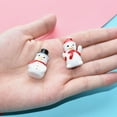 thumbnail image 3 of Resin Mini Figurine Snowman Shape Family 30Pack 1.14X0.75X0.59In, 3 of 9