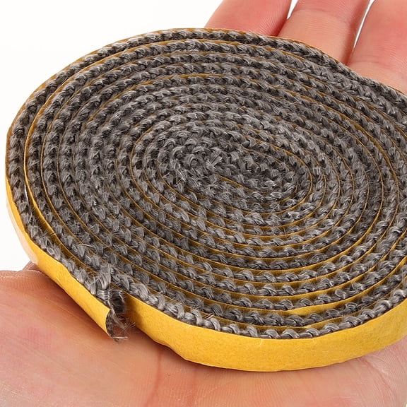 TABLZONE High Temperature Fiberglass Fireplace Sealing Rope 1 Roll Stove Door Insulation Seal Strip