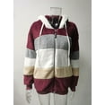 thumbnail image 4 of Contrasting Lamb Wool Padded Coat, Gift For Lover - 4XL, 4 of 8