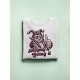 thumbnail image 3 of Naughty Krampus Humor Creepy Christmas Men's Sweatshirt, 3 of 4