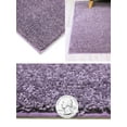 thumbnail image 5 of Koeckritz Rugs Kid Crossing Soft Area Rug, 6'x12', Solid Purple, for Living Room, Bedroom, 5 of 5