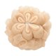 thumbnail image 2 of Flor de baño flor de ciruelo - esponja de baño suave para ducha y baño, 4,7x3,1 pulgadas, crea una espuma rica, poliéster, beige/rosa/amarillo, 2 of 6