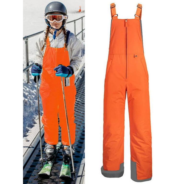 Kids Waterproof Snow Ski Bibs Overalls Snowboard Overalls Long Bib