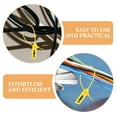 thumbnail image 3 of OULII 50-Pack Yellow Plastic Tags for Logistics and Warehouse Labeling, and Easy to Use for Staff Organization, 3 of 8