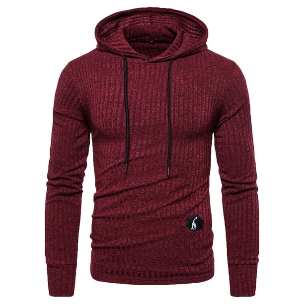 Hombres Casual Color sólido Suéter Manga larga Sudaderas con capucha Blusa Fridja FKASFK5758