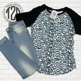 thumbnail image 3 of Tees2urdoor Pattern Short Sleeve Raglan Top Cheetah Body, Adult 5X, 3 of 5
