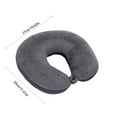 thumbnail image 3 of LEHOZIHEQ Neck Pillow, Comfortable Travel Pillow, U Shape Comfortable Neck and Head Support, Ideal for Airplane, Bus, Car, and Train, 3 of 6