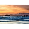thumbnail image 2 of Burdick, Chuck 24x17 White Modern Wood Framed Museum Art Print Titled - A Long Beach Sunset, 2 of 4