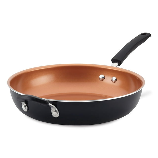 Sartén 32 cm Farberware Easy Clean Pro. Aluminio, antiadherente cerámico. Negro