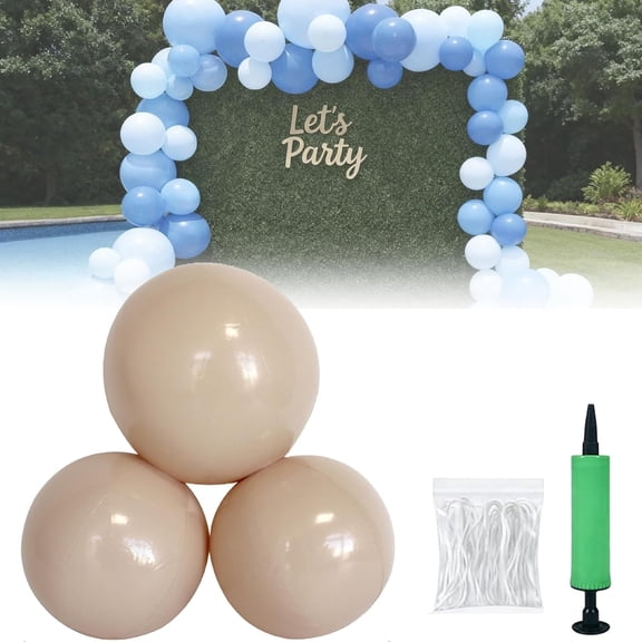 Reusable Inflatable Balloon Garland Arch Kit, PVC Balloon Garland with Elastic Bands, Easy Setup Reusable Balloon Arch for Birthday, Wedding & Party Decorations