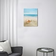 thumbnail image 3 of Coastal Room Decor to Impress Ocean Sea Canvas Bathroom Wall Art, 12x16in Modern Nautical Painting, Vintage Beach Accessories for Home Decorations., 3 of 7