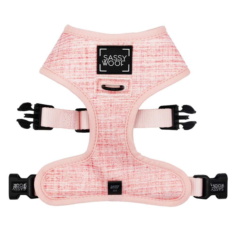 Sassy Woof Comfort Dual-Clip Reversible Dog Harness - Cherry Cute, Extra Small