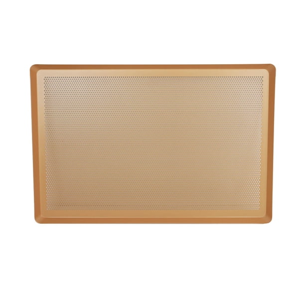 Bandeja de hoja perforada para horno, bandeja para Pizza con agujeros, bandeja para horno rectangular, bandeja para hornear Pizza, bandeja para verdur Estilo C