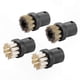 thumbnail image 1 of Round Brass Brushes for Stubborn Dirt, Kitchen Household Cleaning Tool Set, 1 of 5