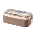 thumbnail image 2 of Lunch Box Food, Tswi Stainless Box for Adults&teen Japanese Leakproof Lunch Box Divided Food Meal Storage Containers Set Stackable for teensren office Picnic Lunch Box Containers, 2 of 9