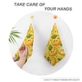 thumbnail image 4 of Cartoon Lemon Pattern Towels for Bathroom, Kitchen, Gym, Towels, Soft, Highly Absorbent, Hanging Towel with Hanging Eyelet, 4 of 8