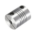 thumbnail image 5 of Uxcell 2PCS Motor Shaft 6.35mm to 6.35mm Helical Beam Coupler Coupling D20L25, 5 of 6