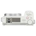 thumbnail image 3 of Sony ZV-E10 II Mirrorless Camera (White) with 16-50mm Lens + SanDisk 32GB Memory Card + Case + Filter Kit + SV Premium Accessory Bundle, 3 of 8