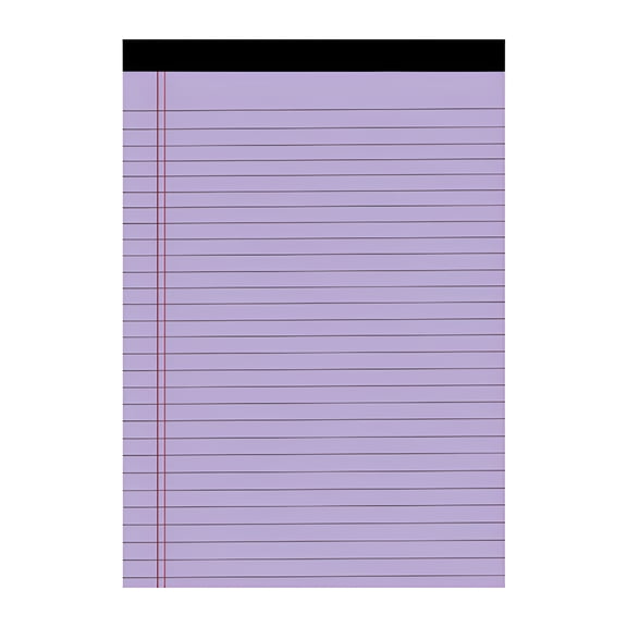 CCOCC 1Pcs A5 Small Legal Pads Colored Note Pads Paper College Ruled Notepad Clear Print Writing Pads Legal Pads Perforated Narrow Ruled Pads of Paper (Multi-Color)