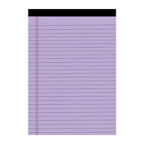 CCOCC 1Pcs A5 Small Legal Pads Colored Note Pads Paper College Ruled Notepad Clear Print Writing Pads Legal Pads Perforated Narrow Ruled Pads of Paper (Multi-Color)