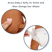 Baby Born My Real Baby Doll Harper, Dark Brown Eyes, Soft-Bodied, Kids Ages 3+, Drinks & Wets, Cries Tears