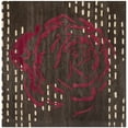 thumbnail image 6 of SAFAVIEH Wyndham Kirsteen Floral Area Rug, Charcoal/Red, 8' x 10', 6 of 9