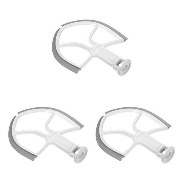 Toystoory Edge Beater Paddle With Flexible Silicone Replacement Accessories Baking Stand Flexible Tool Edge Mixers Machine Type1 NO1