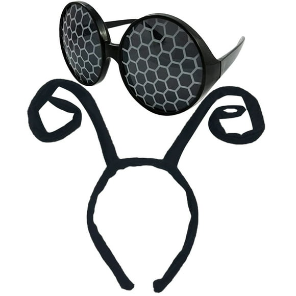 BRIGHTFUFU 1 Establecer la banda para la cabeza de la diadema de la diadema de la diadema de la diadema de insectos con gafas de sol