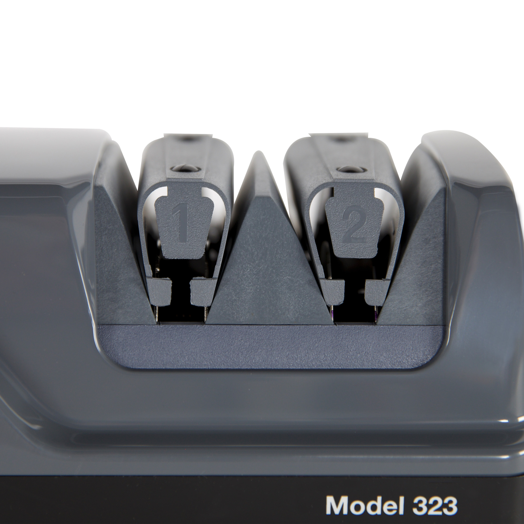 Chef’sChoice Model 323 Commercial Electric Knife Sharpener, 2-Stage 20-Degree Dizor, in Gray (0323000)