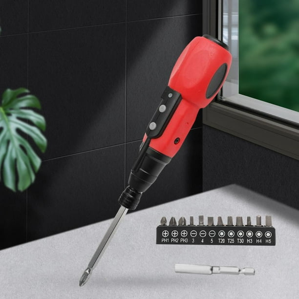 Destornillador electrico,Destornillador eléctrico pequeño con herramientas eléctricas Bit,Taladro Inalámbrico Destornillador Recargable USB 3.6V,Destornillador eléctrico mango de agarre shamjiam Destornillador electrico