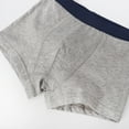 thumbnail image 4 of CYRBOKO Boys'Boxers, Comfy Cotton Soft Elastic Waist Boys Underwear Gray Size 12 T, 4 of 5