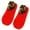 Red, variant on Mightlink Winter Short Socks Thick Cozy Wear Short Tube Non-slip Foot Cover Keep Warm Soft Women Men Coral Fleece Socks for Indoor Outdoor