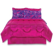 No Boundaries Satin Comforter Set, Pink