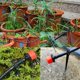 thumbnail image 5 of Aspersores versátiles, conexión de púas de 1_4 pulgadas con goteros de plástico, aspersores giratorios ajustables de 360 grados para uso generalizado en jardinería, la velocidad de riego lenta, 5 of 5