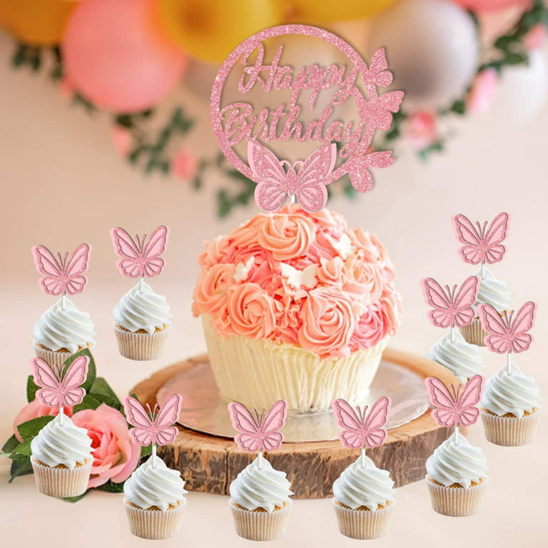 Butterfly Party Cupcake Decorations Cakes