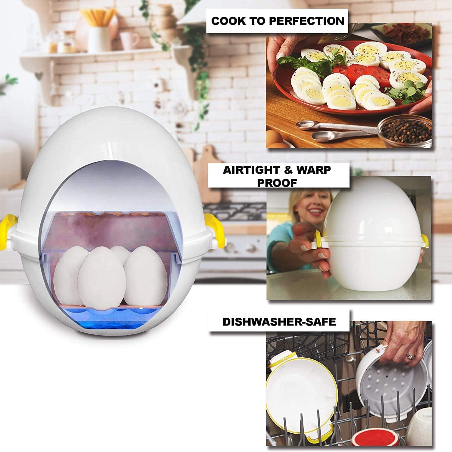 Egg Pod Microwave Egg Cooker, 2 in 1