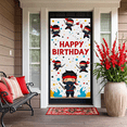 thumbnail image 5 of Cute Ninja Themed Happy Birthday Banner Party Backdrop Background Decorations for Birthday Parties Photography Props Photo Booths and Kids Celebrations, 5 of 8