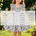 thumbnail image 3 of Girls Summer Cute Dress Square Neck Ruffled Sleeveless Pleated A Line Dresses Casual Stylish Midi Sundress (10 Years, Green), 3 of 6