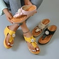 thumbnail image 5 of Ruyang Women Sandals Shoes Comfortable Flip Flops for Women with Arch Support Summer Casual Wedge Rhinestone Sandals for Women, 5 of 8