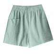 thumbnail image 3 of Letdown Shorts for Women Summer Casual Elastic High Waisted Dressy Lounge Shorts Comfy Bottoms 2026 Beach Vacation Clothes, 3 of 3
