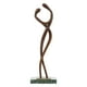 thumbnail image 4 of Tooarts Abrazo Pareja Escultura Abstracta de Latón Exquisita Artesanía Tooarts Escultura de metal, 4 of 6