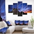 thumbnail image 1 of Summer Night Blue Sky - Landscape Photography Canvas Art Print, 1 of 3