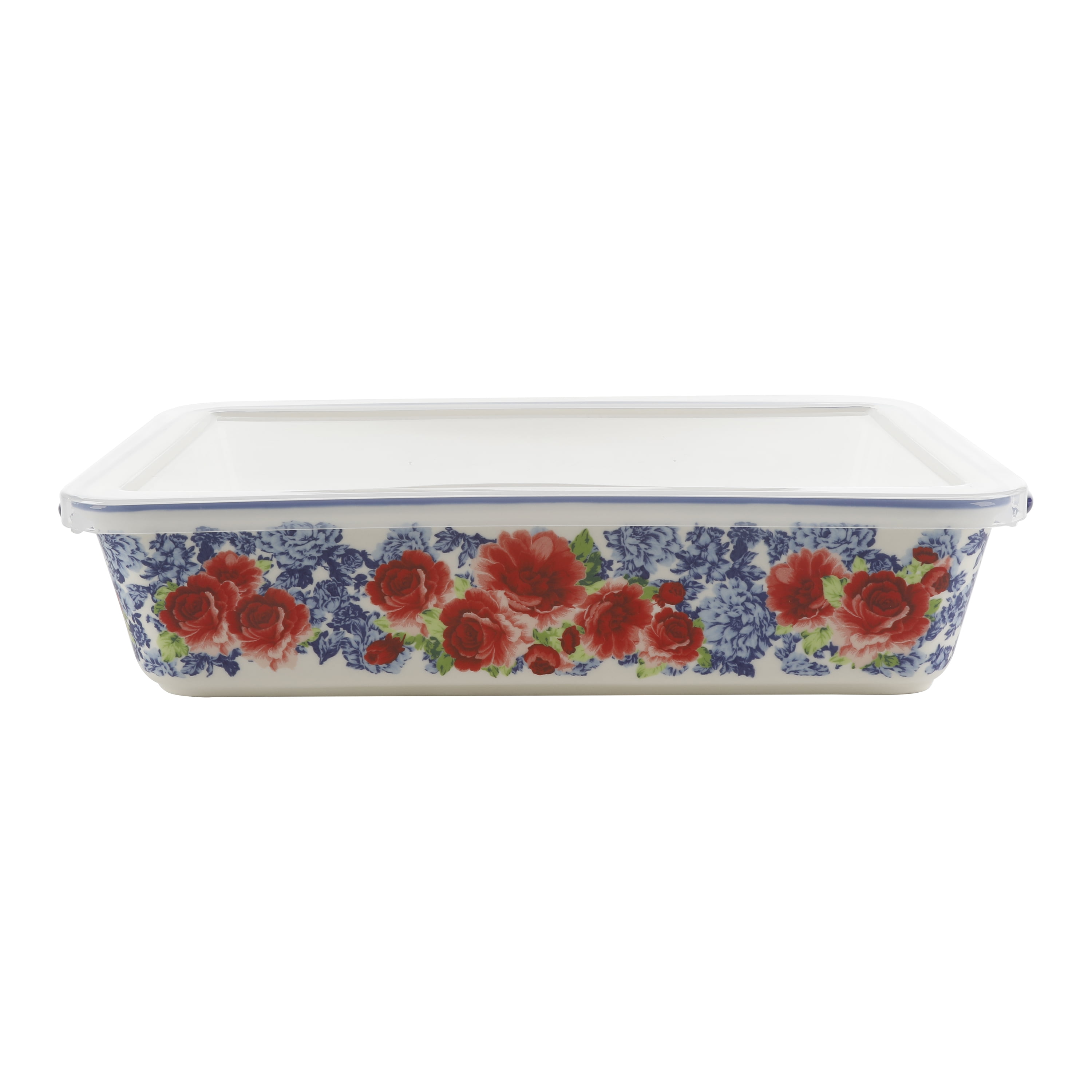 The Pioneer Woman Floral 6.25-Inch Casserole with Lid, Set of 4