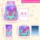 thumbnail image 4 of Set de Mochilas AGSDON Unicornio para Niñas de 16" con Bolsa para Almuerzo y Estuche, 4 of 7