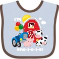 thumbnail image 3 of Inktastic One-i-e-i-o 1st Birthday Boys or Girls Baby Bib, 3 of 4