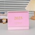 Mini Desk Calendar 2025 Small Desktop Calendar For Home School With
