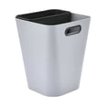 thumbnail image 1 of Bewildely Cubo de basura sin tapa Cubo de basura de doble capa Cesto de basura Almacenamiento Inodoro de oficina Herramientas de limpieza simples Suministros de limpieza para el hogar Gris, 1 of 6