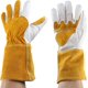thumbnail image 3 of Guantes de cuero para jardinería para mujeres y hombres Guantes de trabajo de piel de vaca a prueba de espinas, 3 of 4