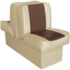 Wise Deluxe Embossed Panel Back to Back 10" Base Ski Boat Lounge Seat, Sand-Brown