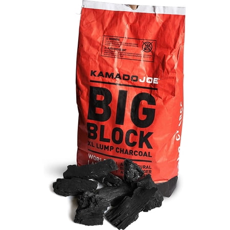 Kamado Joe KJ-CHAR30LB Big Block XL Lump Charcoal, 30-Pound, Black